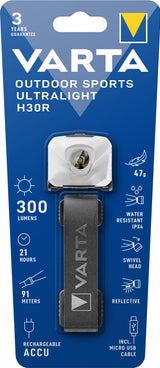 Varta ULTRALIGHT H30R Hvid Hovedbånd lommelygte LED