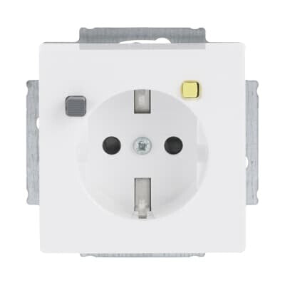 Busch-Jaeger 3120 EUCB-84 stikkontakt CEE 7/3 Hvid