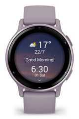 Garmin Vivoactive 5 3,05 cm (1.2") AMOLED Digital 390 x 390 pixel Berøringsskærm Violet Wi-Fi GPS (satellit)