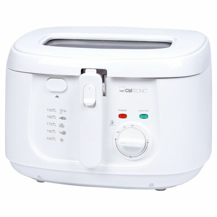 Clatronic FR 3771 Enkelt 2,5 L 1800 W Frituregryde Hvid