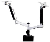 Silverstone SST-ARM22SC skærmbeslag og -stativer 61 cm (24") Skrivebord Sølv