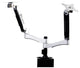 Silverstone SST-ARM22SC skærmbeslag og -stativer 61 cm (24") Skrivebord Sølv