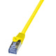 LogiLink 7.5m, Cat6A netværkskabel Gul 7,5 m Cat6/6e/6a S/FTP (S-STP)