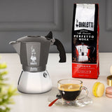 Bialetti Brikka Induction Moka gryde Sort, Rustfrit stål