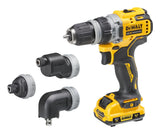 DeWALT DCD703L2T-QW bor 1500 rpm Nøglefri 900 g Sort, Gul