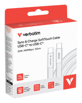 Verbatim 30274 USB-kabel USB 2.0 1,2 m USB C 0,48 Gbit/sek. 60 W Hvid