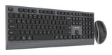 Gembird KBS-WPS-02 tastatur Mus inkluderet Hjemme/kontor RF trådløs + Bluetooth QWERTY US International Sort