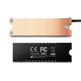 Axagon CLR-M2FAN Computerkølesystem Solid-state drev, M.2 NVMe SSD Køleplade/køler 2 cm Grå 1 stk