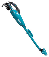 Makita DCL284FZB stav støvsuger & elektrisk kost 2-i-1 stangstøvsuger Batteri Dry Sort, Teal