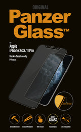 PanzerGlass ® Privacy Skærmbeskyttelse iPhone 11 Pro | X | Xs | Edge-to-Edge