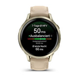 Garmin Venu 4 3,05 cm (1.2") AMOLED 41 mm Digital 390 x 390 pixel Berøringsskærm Guld Wi-Fi GPS (satellit)