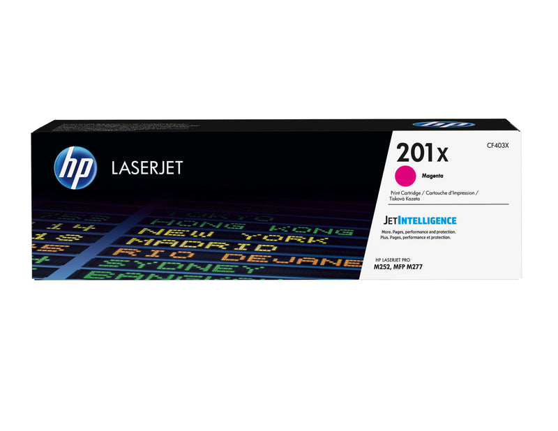 HP Original 201X LaserJet-tonerpatron med høj kapacitet, magenta