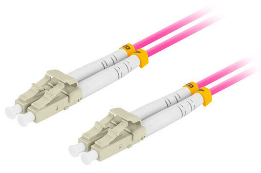 Lanberg FO-LULU-MD41-0030-VT InfiniBand og fiberoptisk kabel 3 m 2x LC LC/UPC Lilla