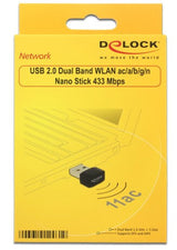 DeLOCK 12461 netværkskort WLAN 433 Mbit/s
