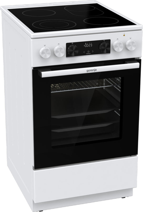 Gorenje GECS5C70WA Fritstående komfur Elektrisk Keramisk Hvid