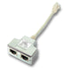 EFB Elektronik K5125.015 kabel kønsskifter RJ-45 2 x RJ-45 Hvid
