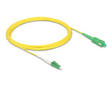 DeLOCK 83865 InfiniBand og fiberoptisk kabel 5 m LC SC LC/SC Gul