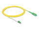 DeLOCK 83865 InfiniBand og fiberoptisk kabel 5 m LC SC LC/SC Gul