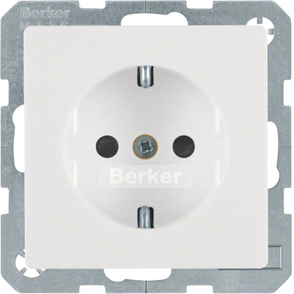 Berker 47236089 stikkontakt Type F Hvid