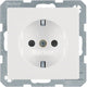 Berker 47236089 stikkontakt Type F Hvid