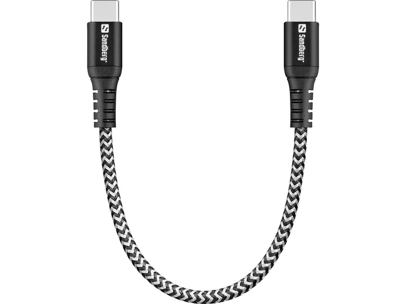 Sandberg 441-66 USB-kabel USB 2.0 0 m USB C 100 W Sort, Hvid