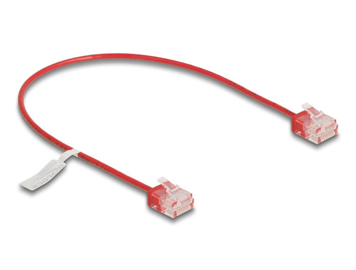 DeLOCK 80800 netværkskabel Rød 0,3 m Cat6 U/UTP (UTP)