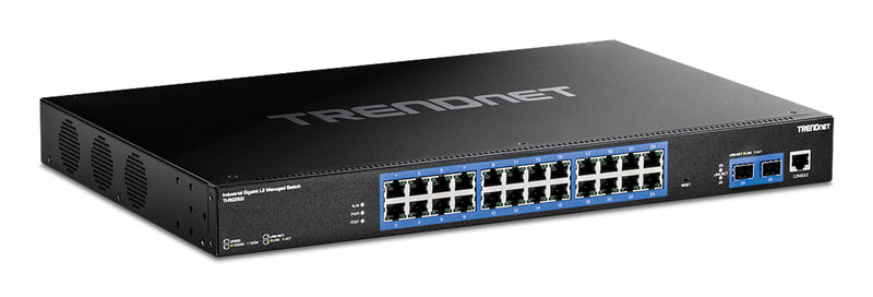 Trendnet TI-RG262I netværksswitch Administreret Gigabit Ethernet (10/100/1000) 1U Sort