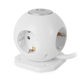 Entac ESC1.5G3-USB-GLOBE stikdåse 1,5 m 3 AC stikkontakt(er) Indendørs Hvid