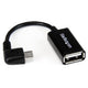 StarTech.com UUSBOTGRA USB-kabel USB 2.0 0,127 m Micro-USB B USB A 0,48 Gbit/sek. Sort