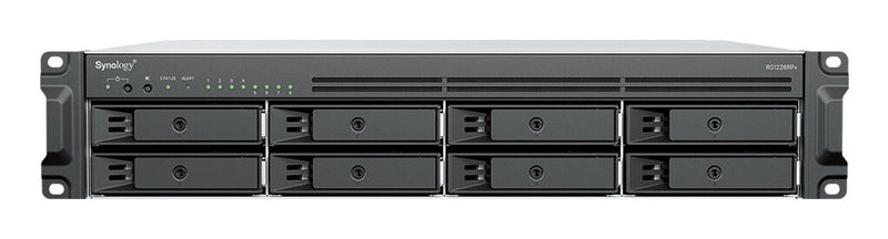 Synology RackStation RS1226RP+ NAS & lagringsserver Stativ (2U) AMD Ryzen V1500B 4 GB DDR4 0 TB Synology DSM Sort