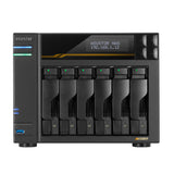 Asustor LOCKERSTOR 6 Gen3 (AS6806T) NAS Desktop AMD Ryzen V3C14 16 GB DDR5 ADM Sort