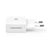 Nedis WCHAU242AWT oplader til mobil enhed Universel Hvid Vekselstrøm Indendørs