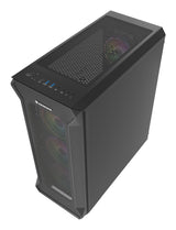 GENESIS Irid 505 ARGB V2 Midi Tower Sort, Transparent
