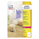 Avery L7784-25 print etiket Transparent Ikke-klæbende printeretiket