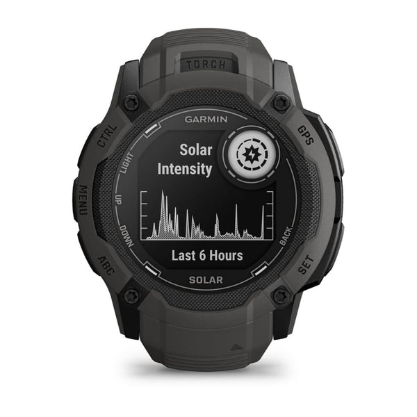 Garmin Instinct 2X Solar 2,79 cm (1.1") MIP 50 mm Digital 176 x 176 pixel Berøringsskærm Grafit GPS (satellit)