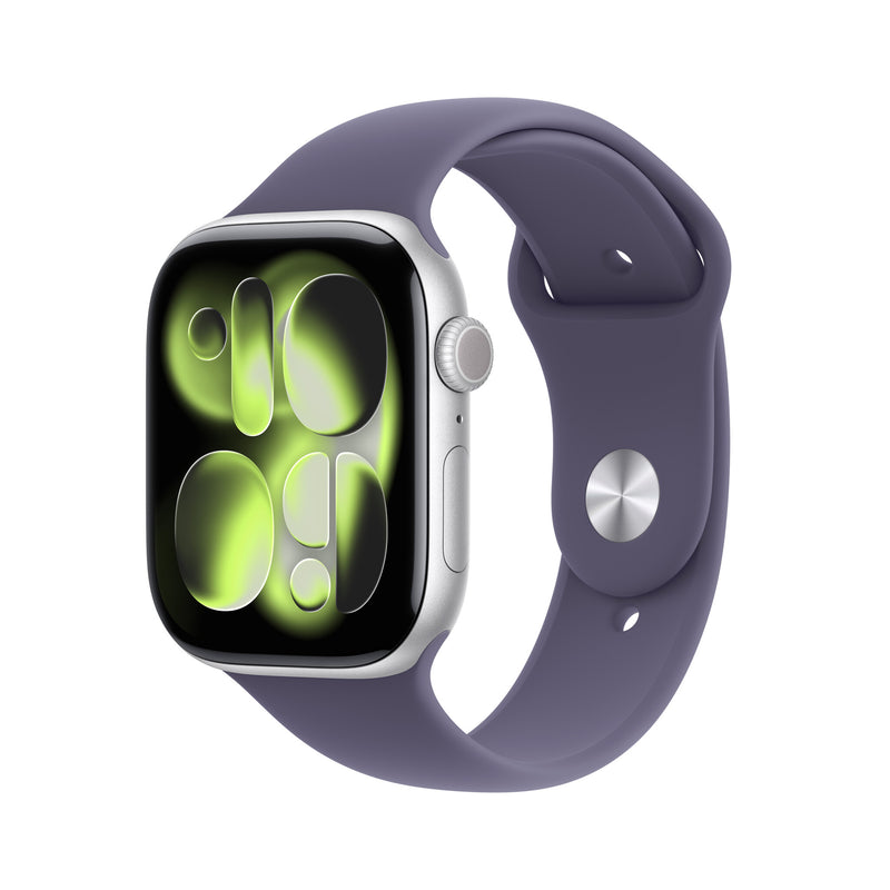 Apple Watch Series 11 OLED 46 mm Digital 416 x 496 pixel Berøringsskærm Sølv Wi-Fi GPS (satellit)