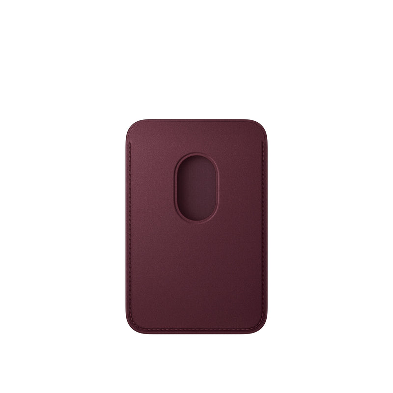 Apple FineWoven-kortholder med MagSafe til iPhone – bordeaux