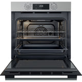 Whirlpool OMK58HR0X 71 L Sort, Rustfrit stål