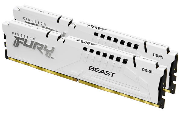 Kingston Technology FURY Beast 64GB 5600MT/s DDR5 CL36 DIMM (sæt med 2) White EXPO