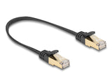 DeLOCK 80323 netværkskabel Sort 0,25 m Cat6a S/FTP (S-STP)
