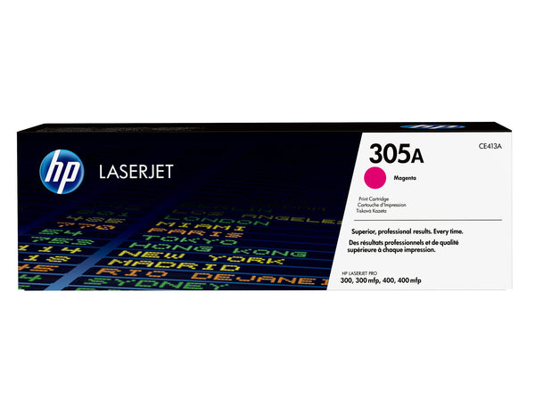 HP Original 305A LaserJet-tonerpatron, magenta