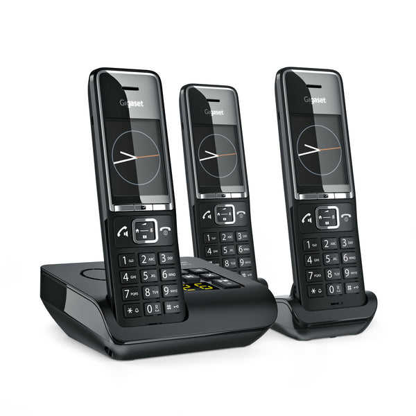 Gigaset COMFORT 550A Analog telefon Nummervisning Sort