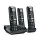 Gigaset COMFORT 550A Analog telefon Nummervisning Sort