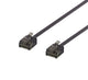 Deltaco UUTP-2077 netværkskabel Sort 0,15 m Cat6a U/UTP (UTP)