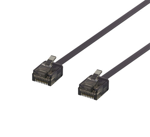 Deltaco UUTP-2077 netværkskabel Sort 0,15 m Cat6a U/UTP (UTP)