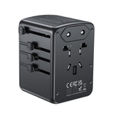 UNITEK P1121ABK01 strømstik adapter Universel Sort
