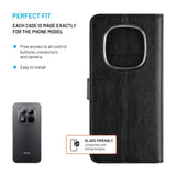 FIXED Opus mobiltelefon etui 17,2 cm (6.77") Folie Sort