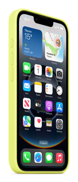 Apple MGYW4ZM/A mobiltelefon etui 15,5 cm (6.1") Cover Gul