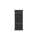 Teltonika NETWORKS TSF010 Flat Ethernet Switch Ikke administreret Fast Ethernet (10/100) DIN rail Sort