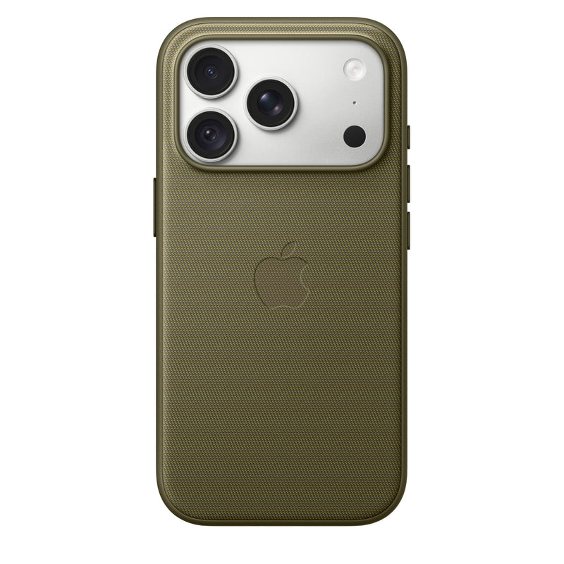 Apple TechWoven-etui med MagSafe til iPhone 18 Pro – olivengrøn